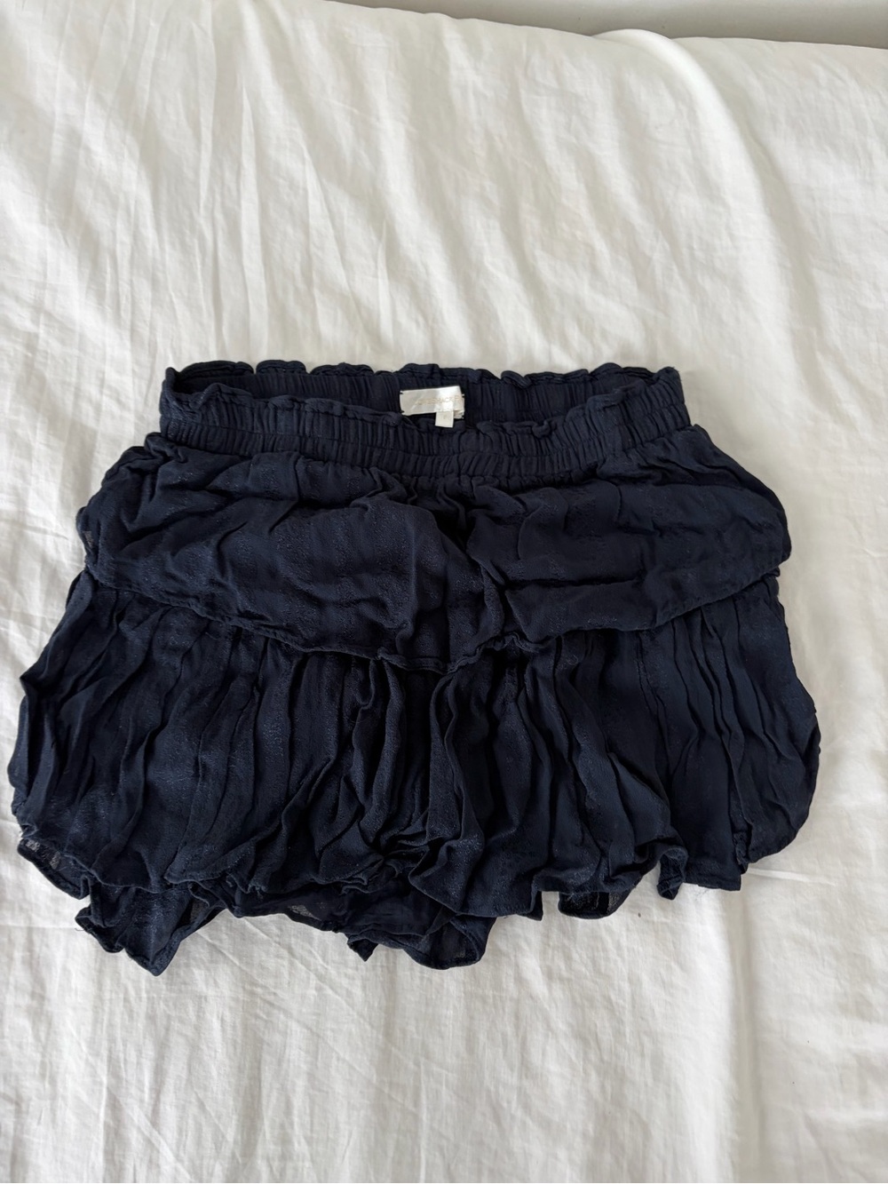 Women's Navy loveshackfancy skirt